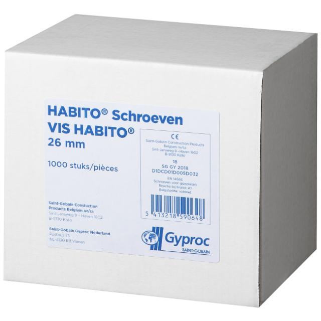 Gyproc Habito schroef 26 mm doos 1000 st