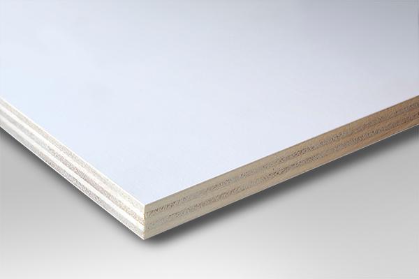 Plywood Interprime 70% PEFC populieren 80/80 mu wit gegrond 2500x1220x12mm