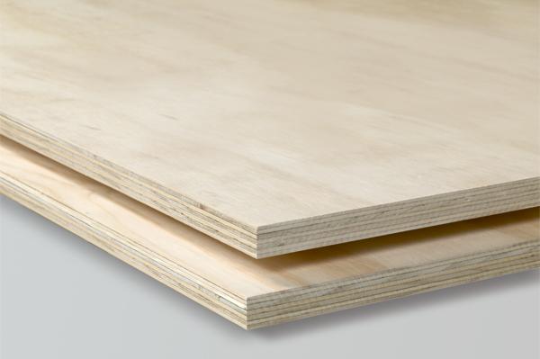 Plywood Radiata-pine B/C rechtkantig WBP FSC Mix 70% 2440x1220x12mm